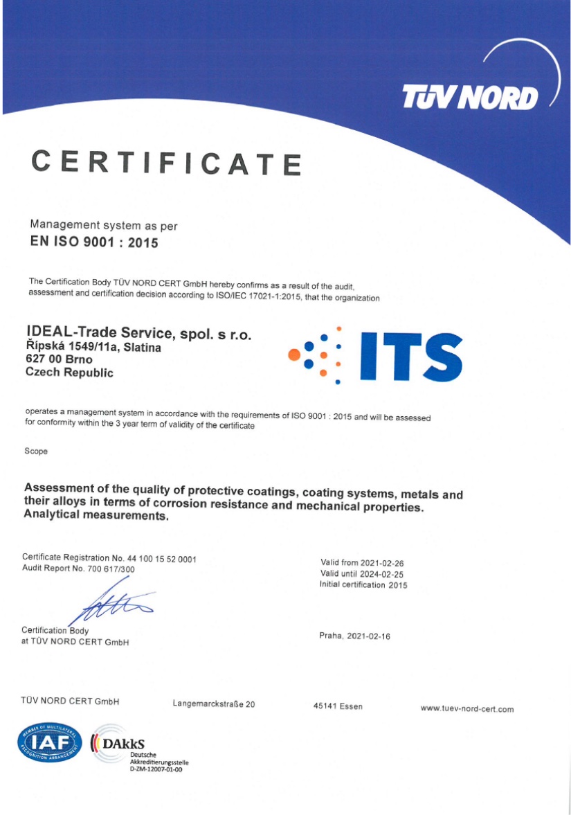 ISO 9001:2015 AJ