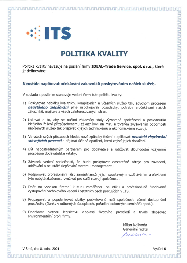 Quality Policy