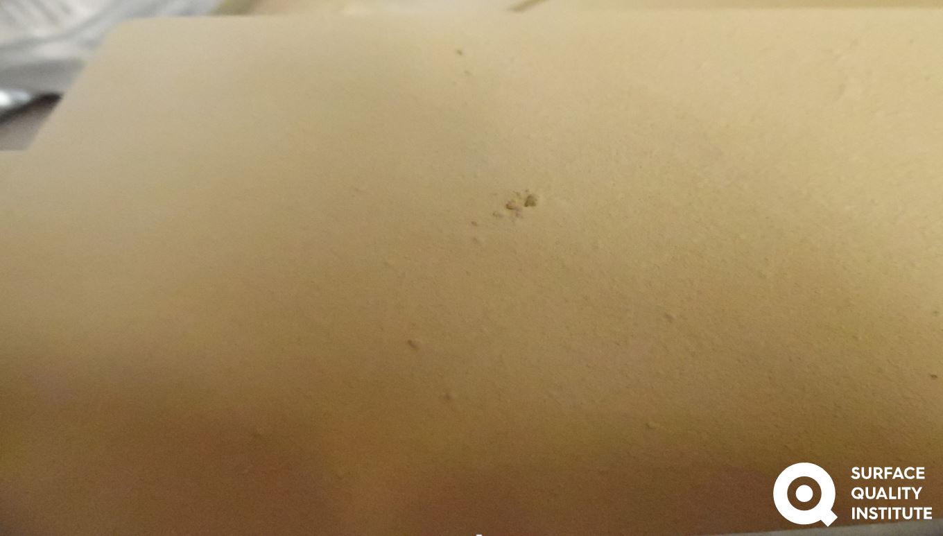 Uneven application (bumps)